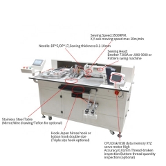 Fully automatic CNC no iron patch pocket sewing machine DS-2525A