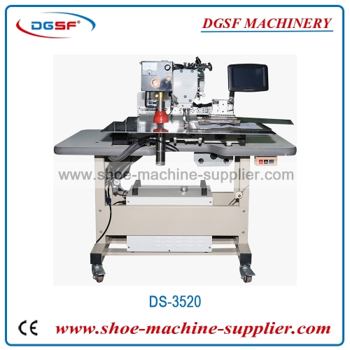 Automatic pocket welding and sewing machine for garment leather bag shoes DS-3520