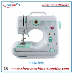 Household sewing machine mini seaming buttonhole eating thick 12 stitch sewing machine FHSM-505G